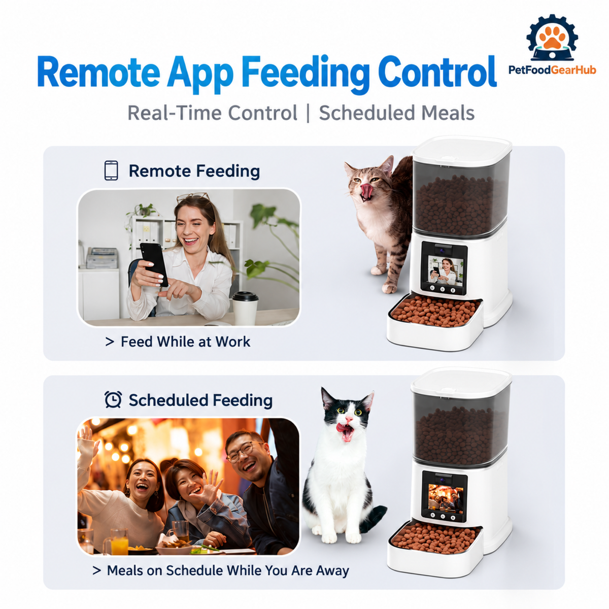 PetFoodGearHub FX-01 4.5L Pet Feeder with Video Display - product detail 3