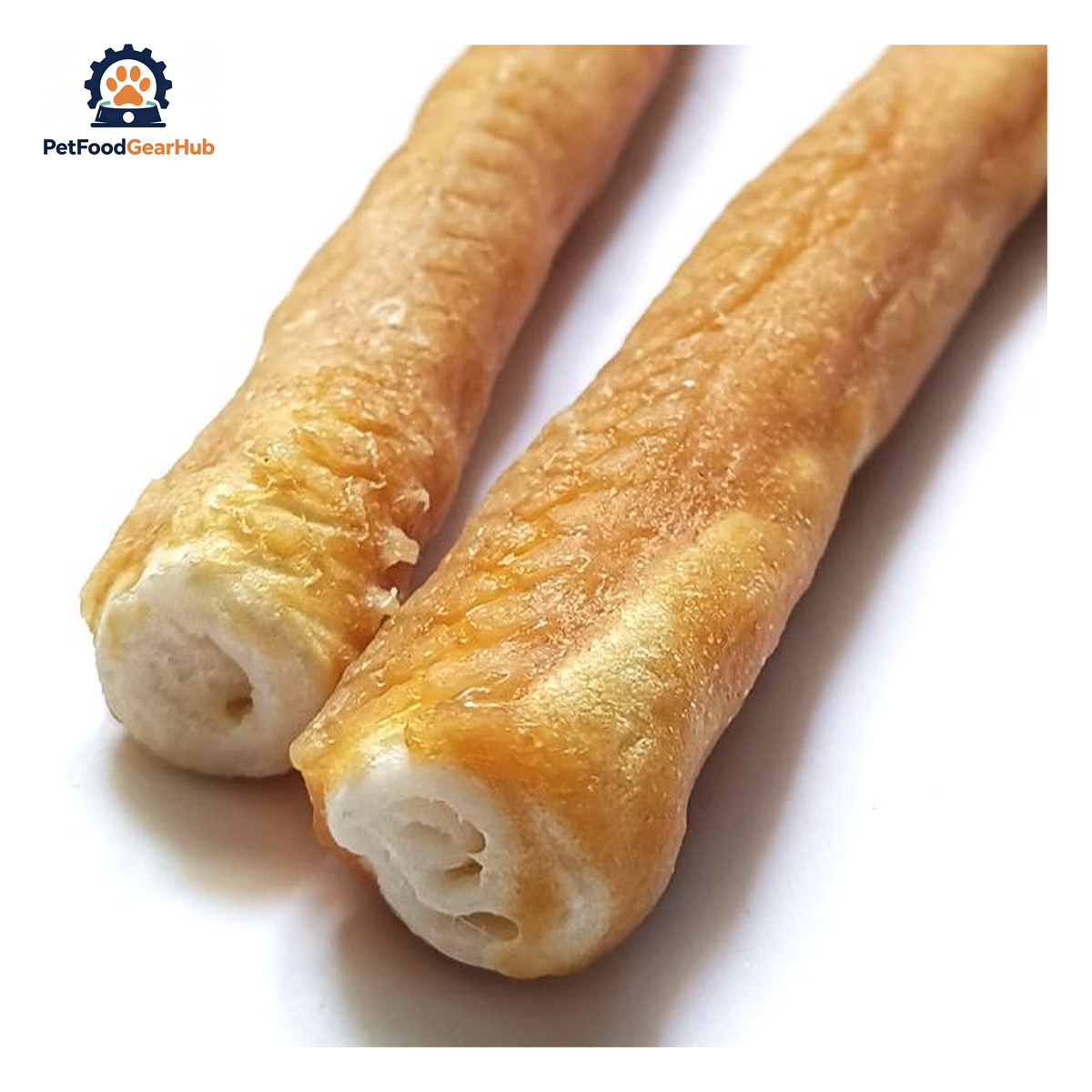 PetFoodGearHub PFGH LSC-147 US foamed cowhide stick with chicken wholesale dog treats - lightweight foamed cowhide sticks with chicken coating for dogs, wholesale and OEM available with 300kg MOQ