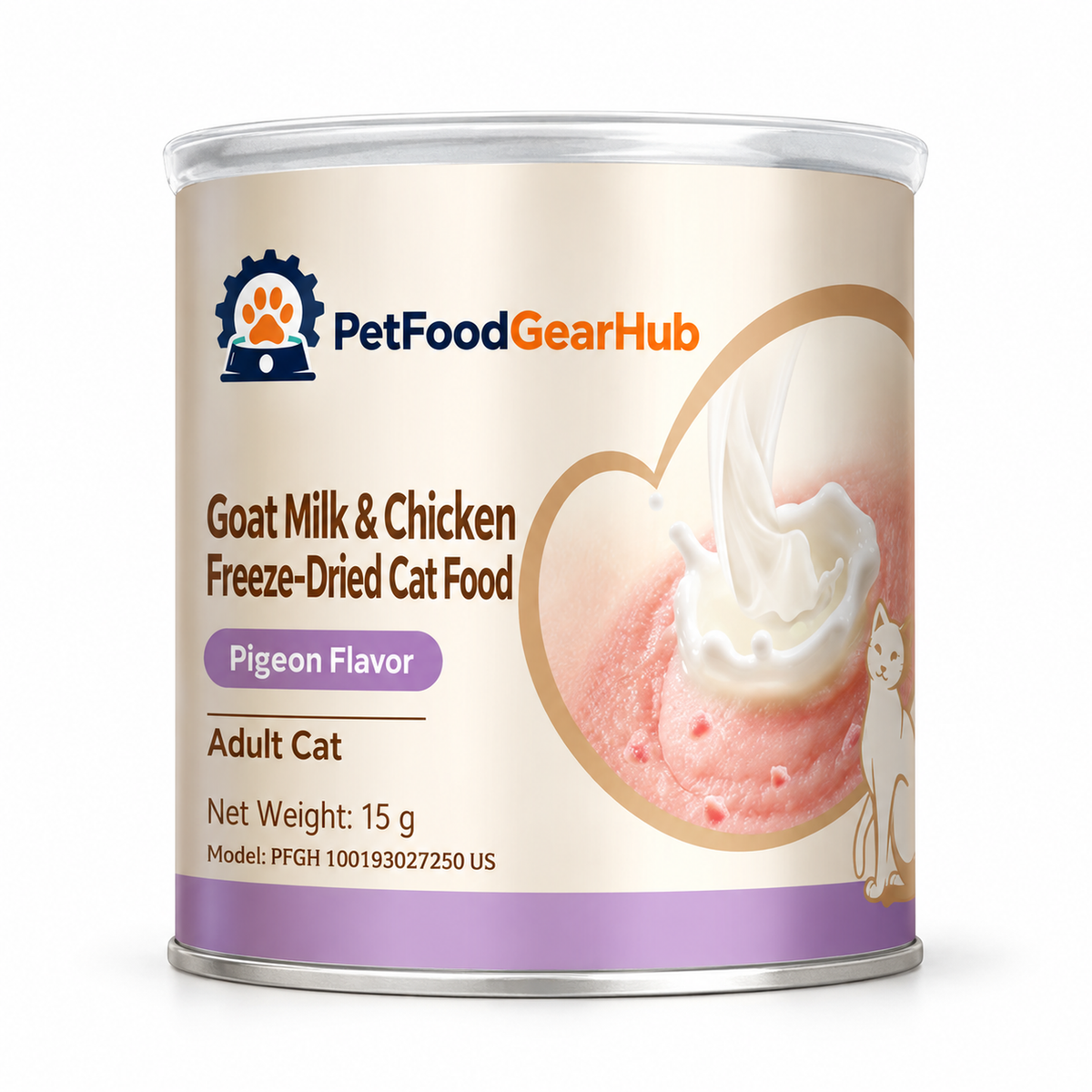 PetFoodGearHub Freeze-Dried Chicken Kitten Food, 320 g - PetFoodGearHub product image
