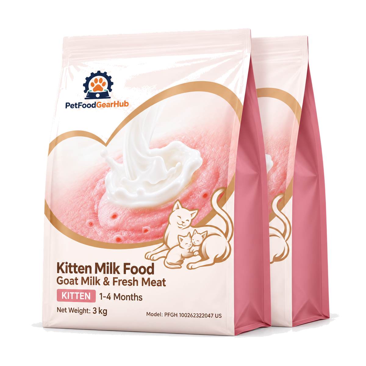PetFoodGearHub Goat Milk & Chicken Young Kitten Food, 3 kg - PetFoodGearHub product image