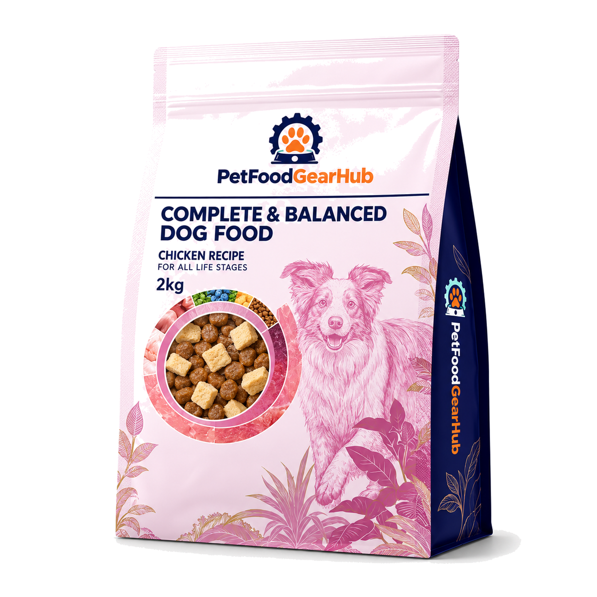 PetFoodGearHub Chicken Dog Food for All Life Stages, 2 kg - PetFoodGearHub product image
