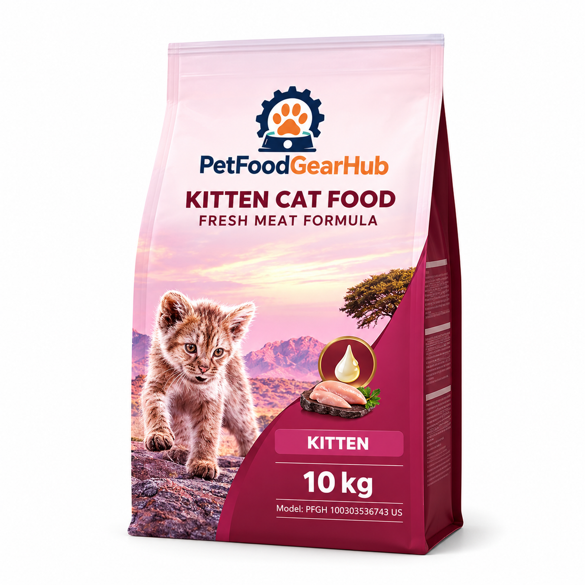 PetFoodGearHub Fresh Meat Adult Cat Food, 1.8 kg - PetFoodGearHub product image