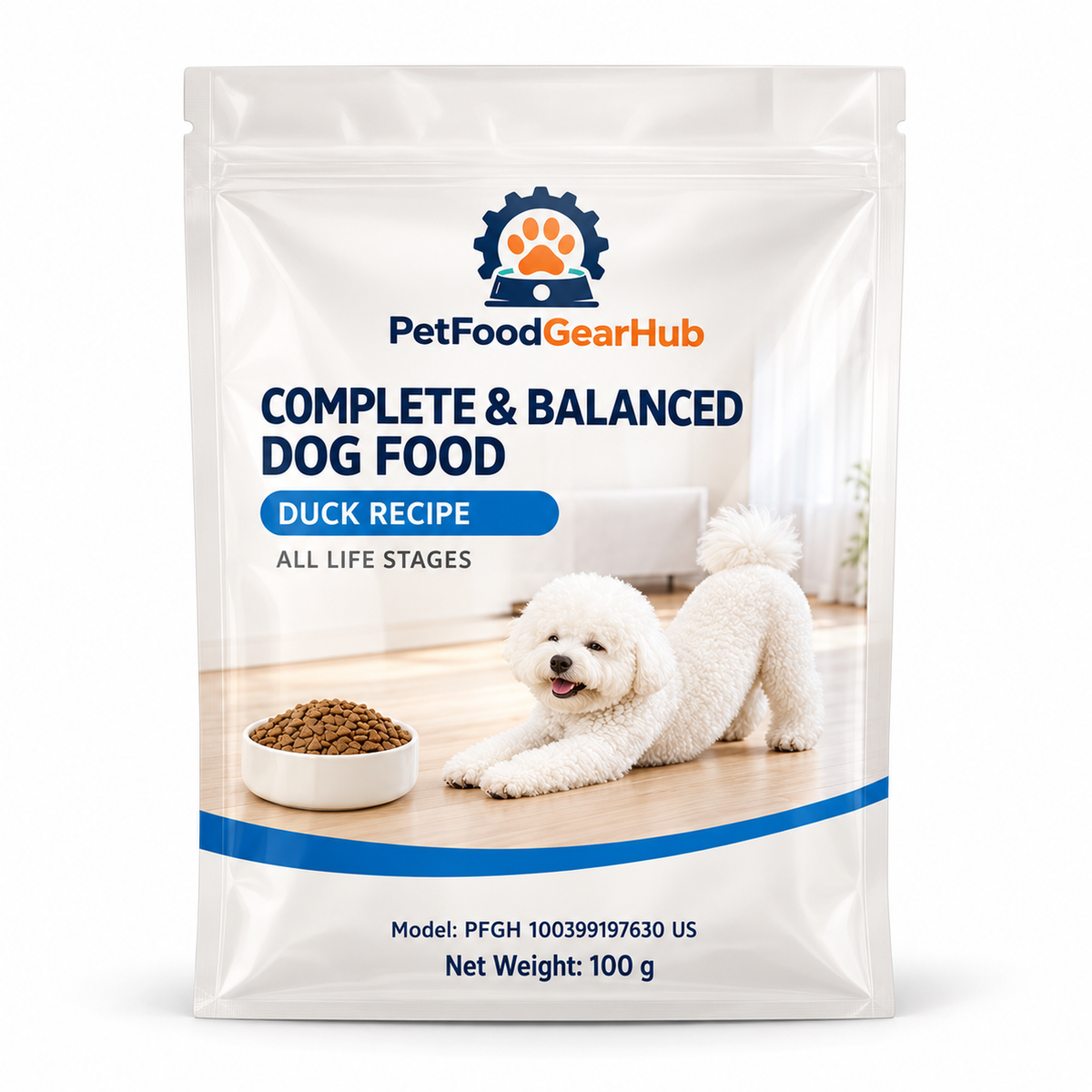 PetFoodGearHub Duck Dog Food, 2 kg - PetFoodGearHub product image