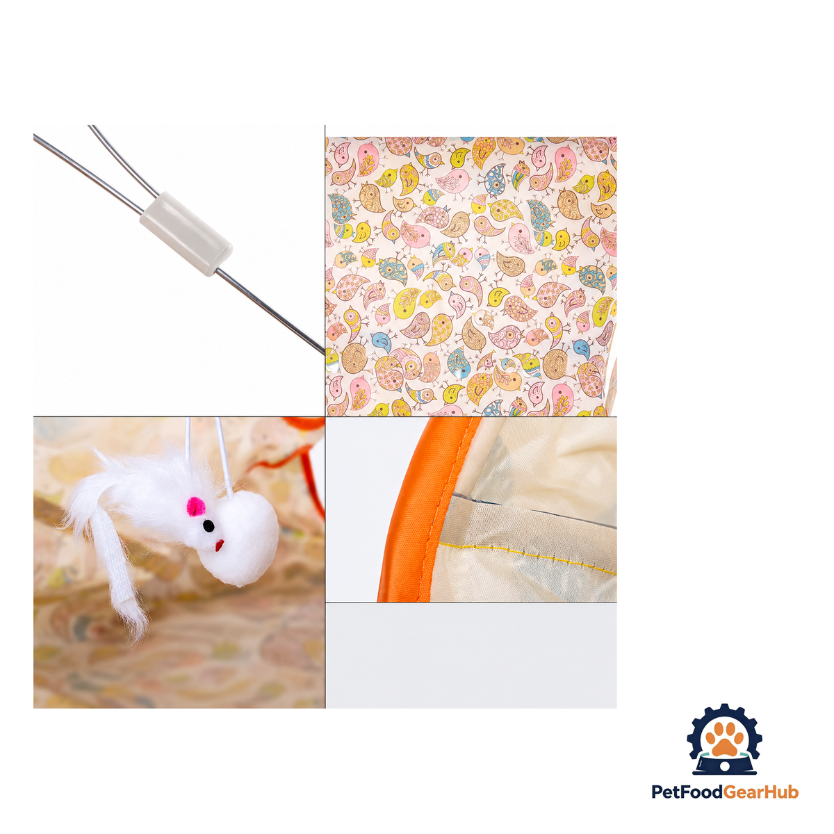 PetFoodGearHub Interactive Cat Tunnel with Balls and Peephole for Exercise and Play - product image 7