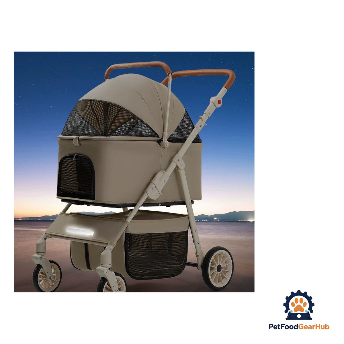 PetFoodGearHub 2-in-1 Foldable Pet Travel Stroller - product image 20