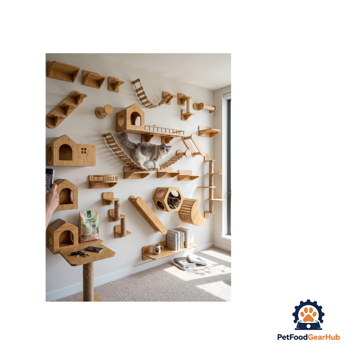 PetFoodGearHub Wall-Mount Cat Adventure Set - product image 41