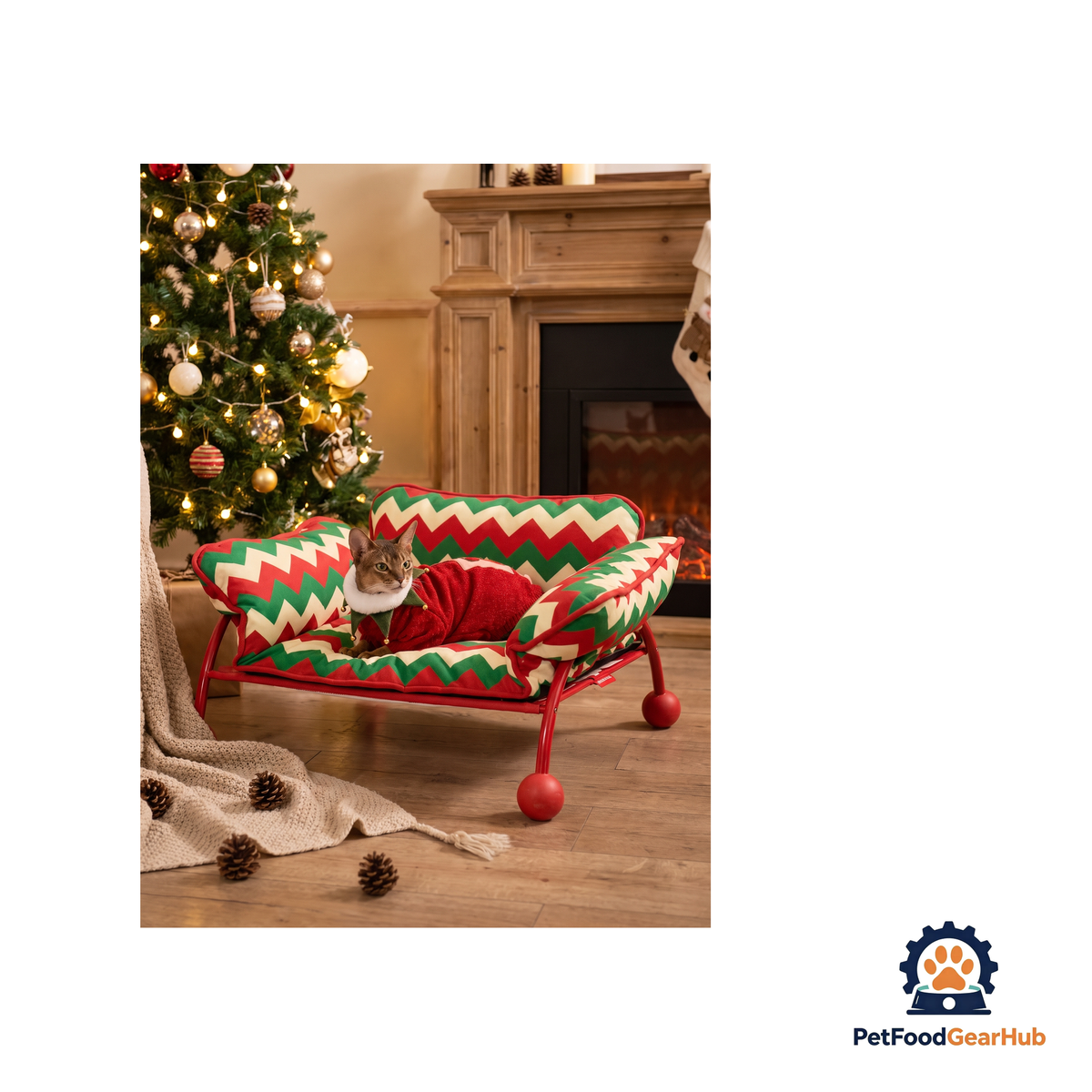 PetFoodGearHub Convertible Raised Pet Sofa Hammock - product image 36