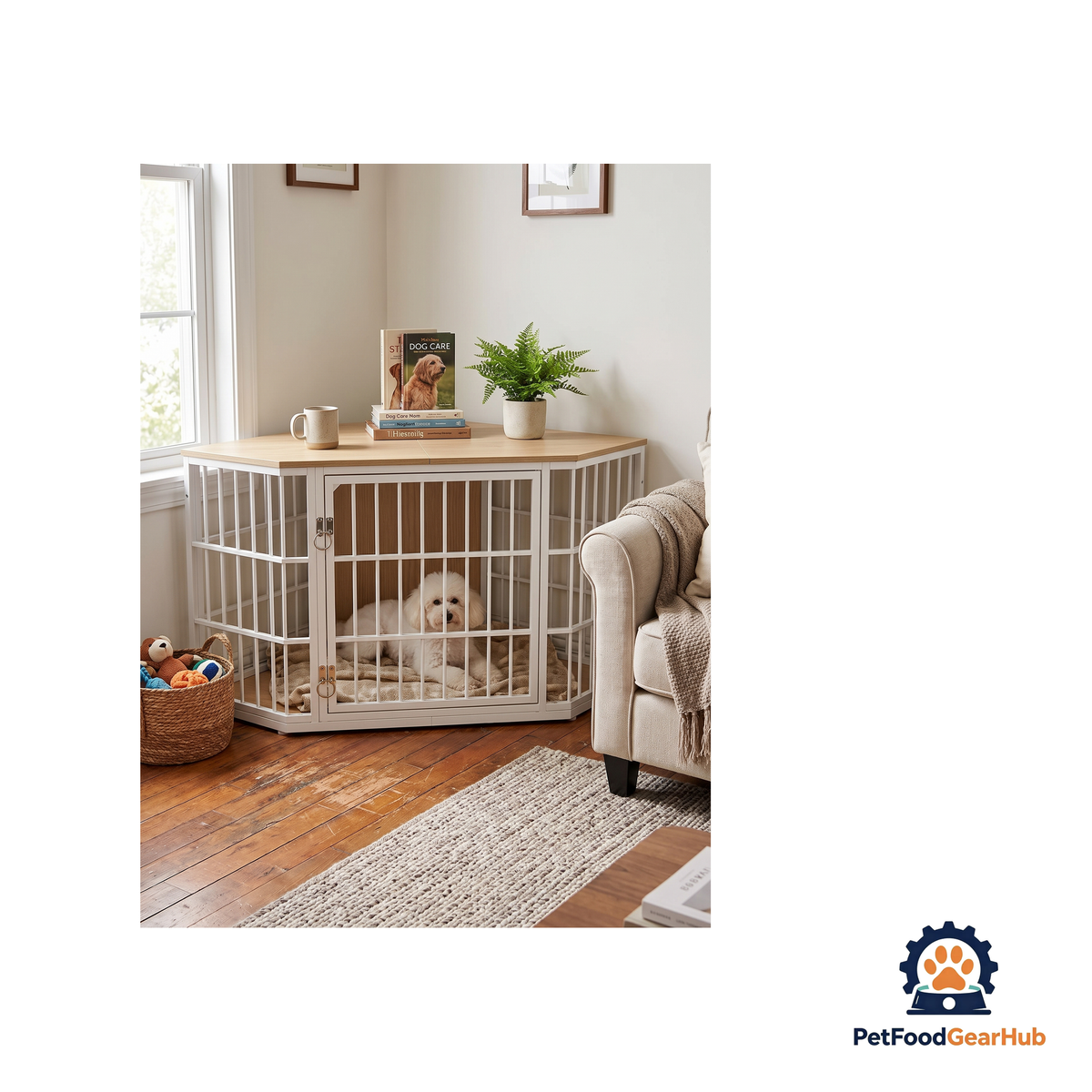 PetFoodGearHub 132.1 cm Dog Crate Console - product image 3