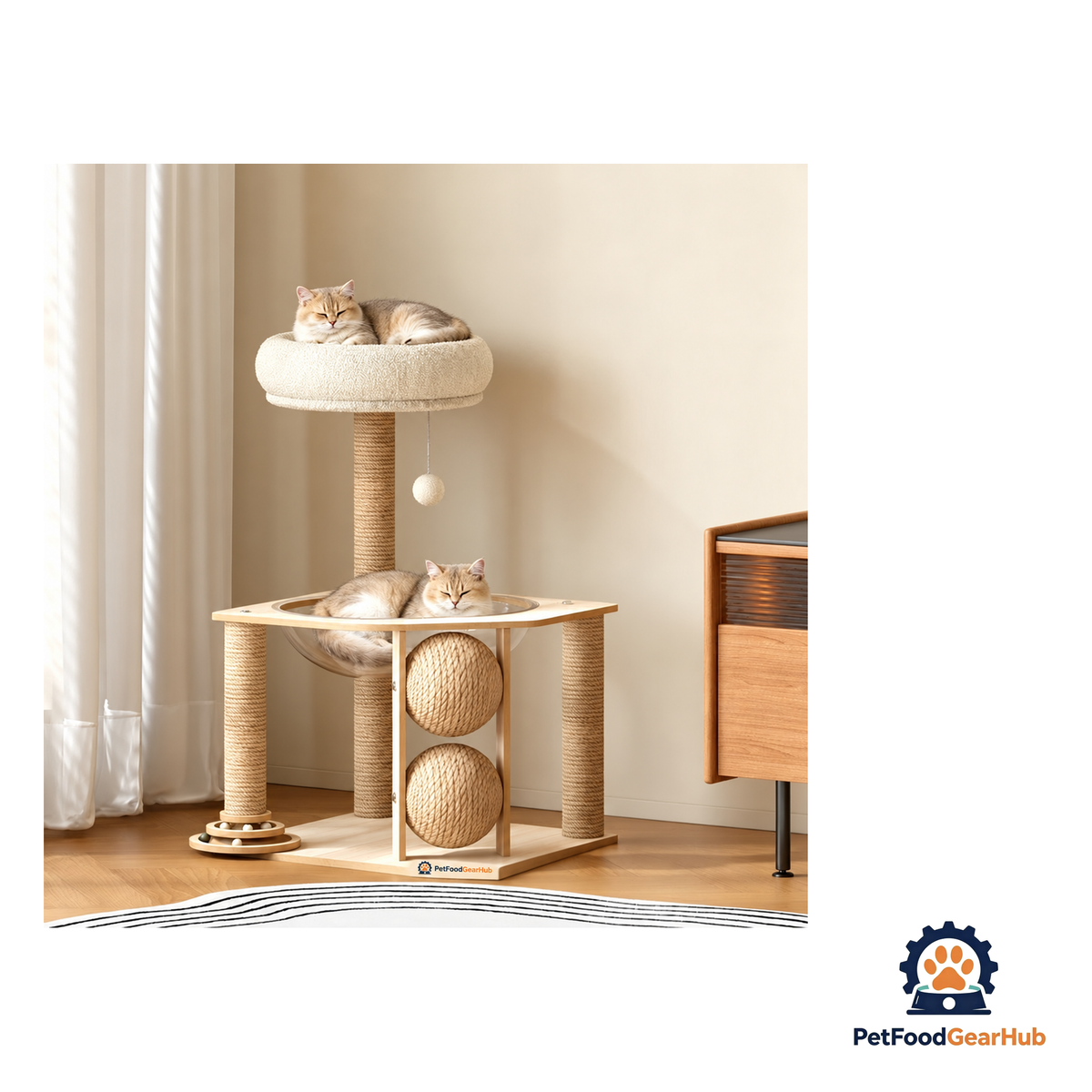 PetFoodGearHub Compact Corner Cat Scratcher, MDF - product image 10