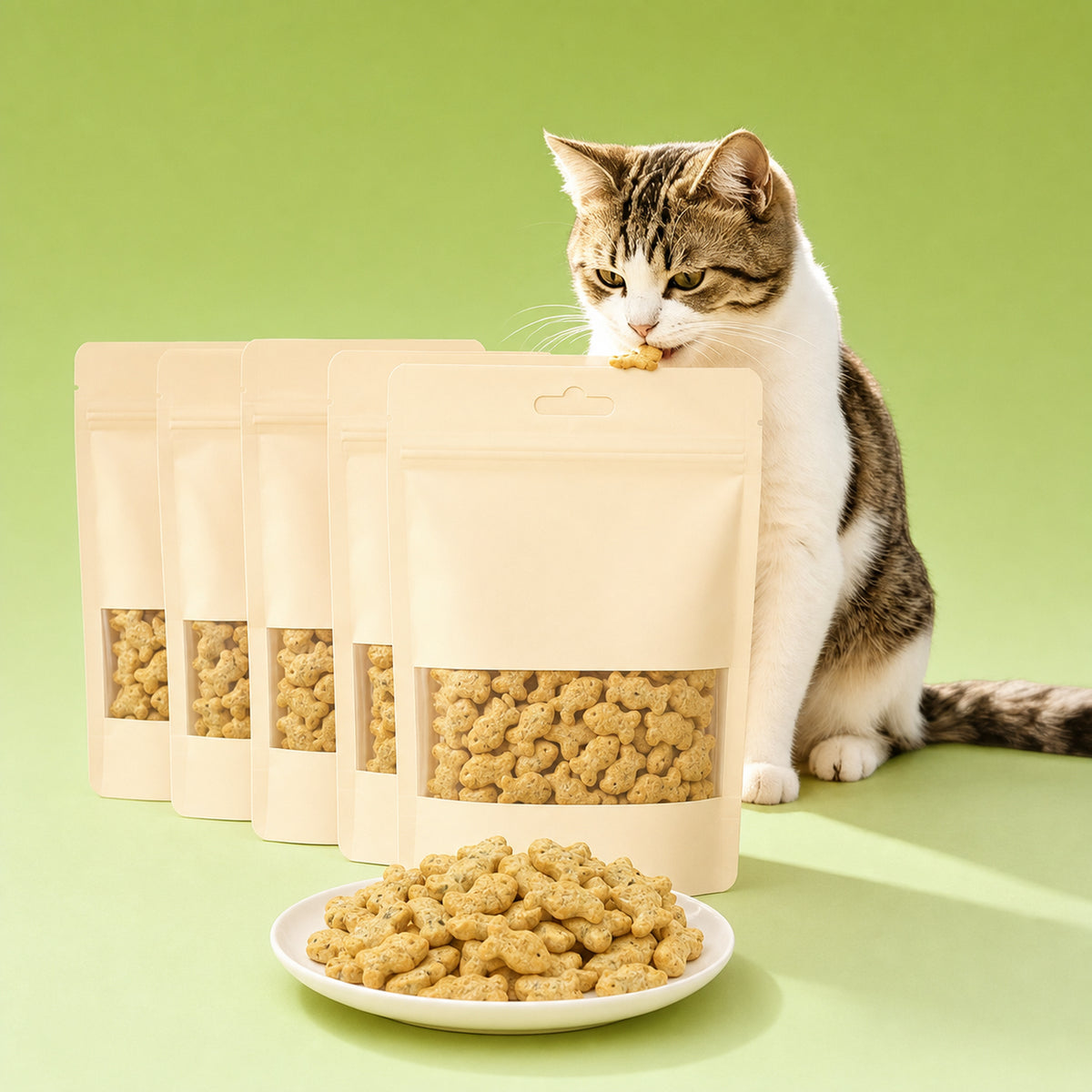 PetFoodGearHub Catnip Fish Biscuits Variety Pack 4 x 80 g - product image 7