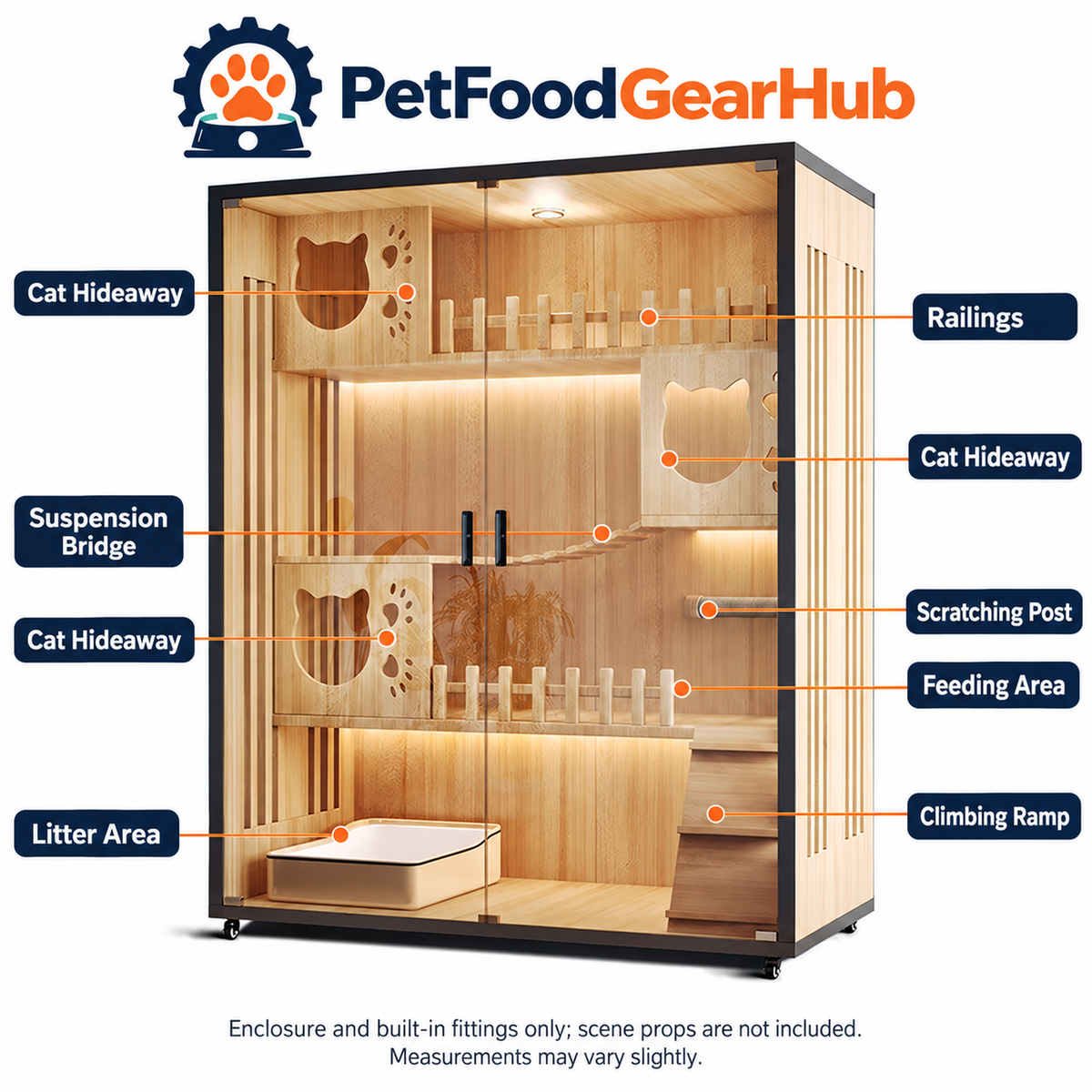 PetFoodGearHub Cat enclosure construction details