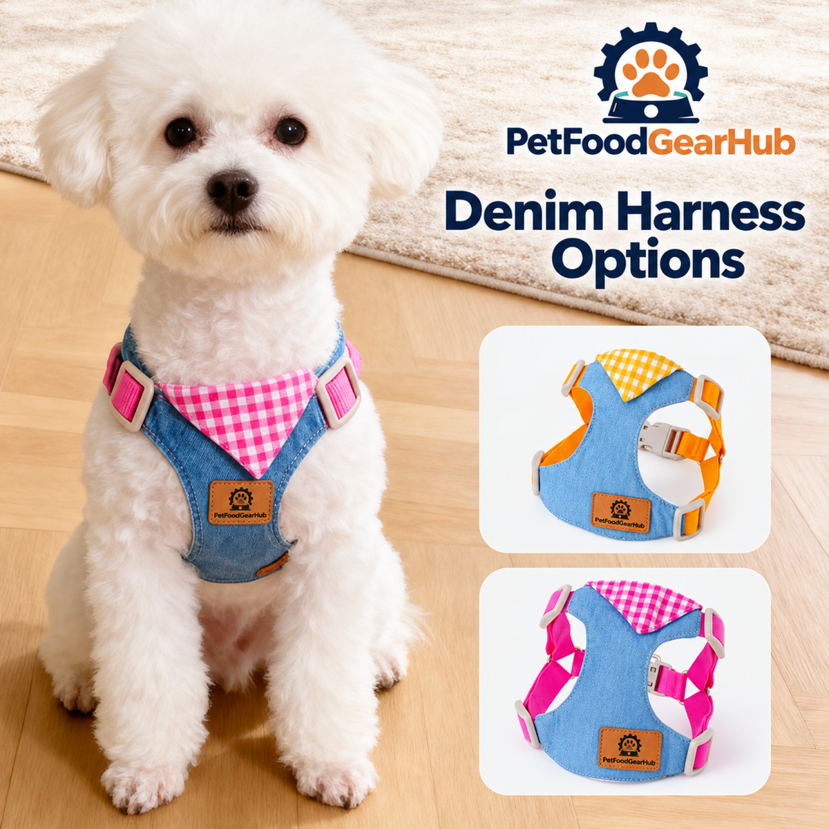 PetFoodGearHub dog harness & leash sets product view