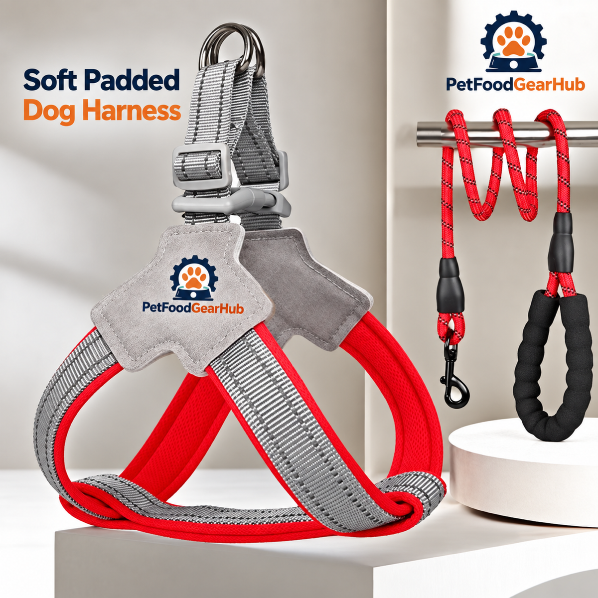 PetFoodGearHub dog harness & leash sets product view