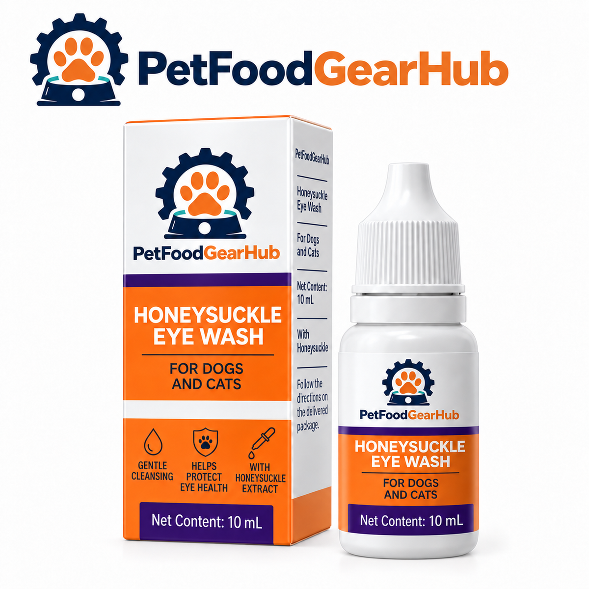 PetFoodGearHub honeysuckle eye wash, 10 mL