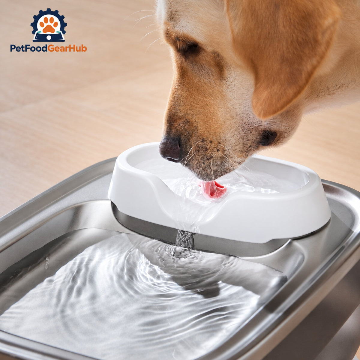 PetFoodGearHub F2 V2 Water Fountain Replacement Outlet Tray - Product detail view 2