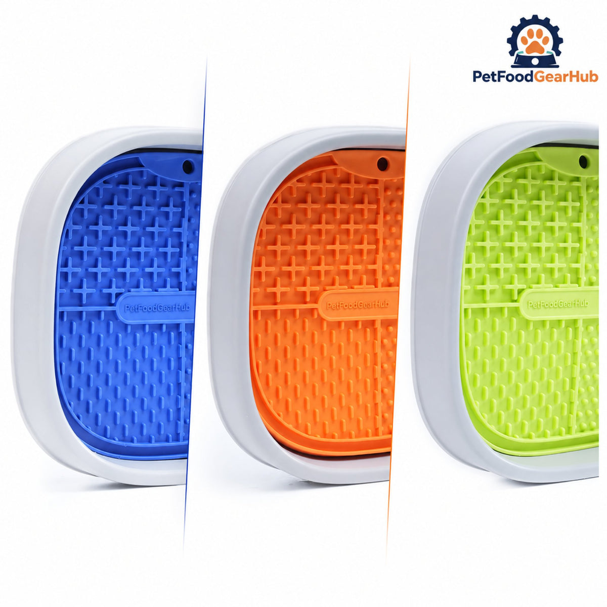 PetFoodGearHub Lick Mat Holder with Nonslip Base - Compatible lick mat colors