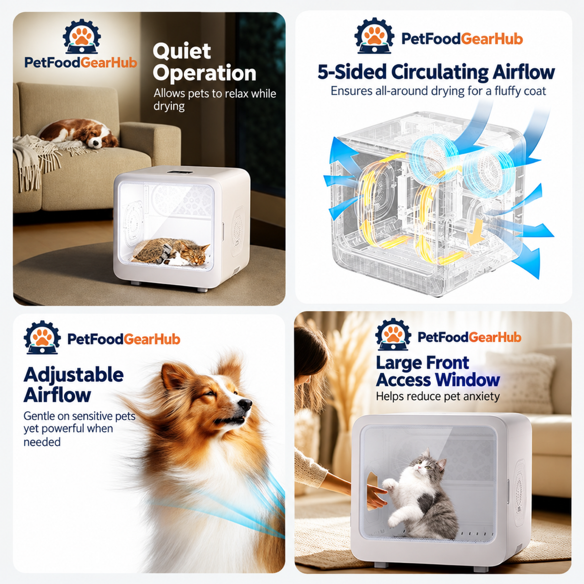 PetFoodGearHub pet drying boxes product view