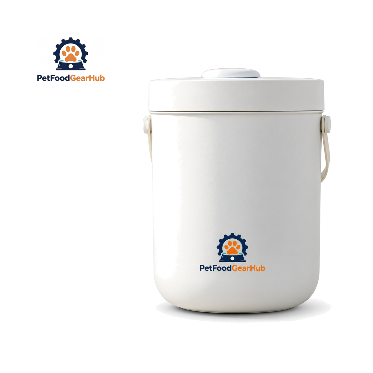 PetFoodGearHub 10 L Cordless Vacuum Pet Food Container on a pure white background