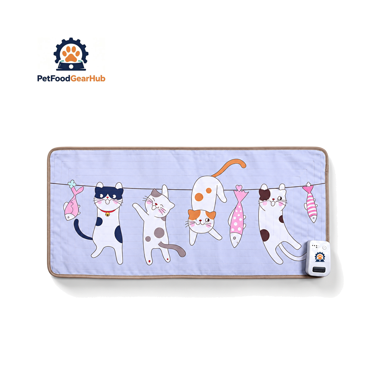 PetFoodGearHub Static Pet Training Mat on a pure white background