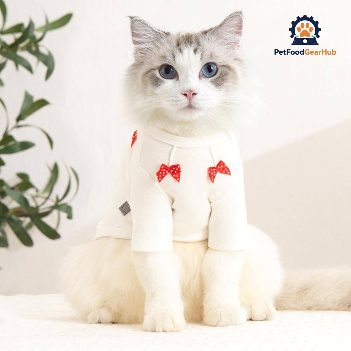 Bella Cat T-Shirt | Cat in T-Shirt | Cat Clothes | PetFoodGearHub