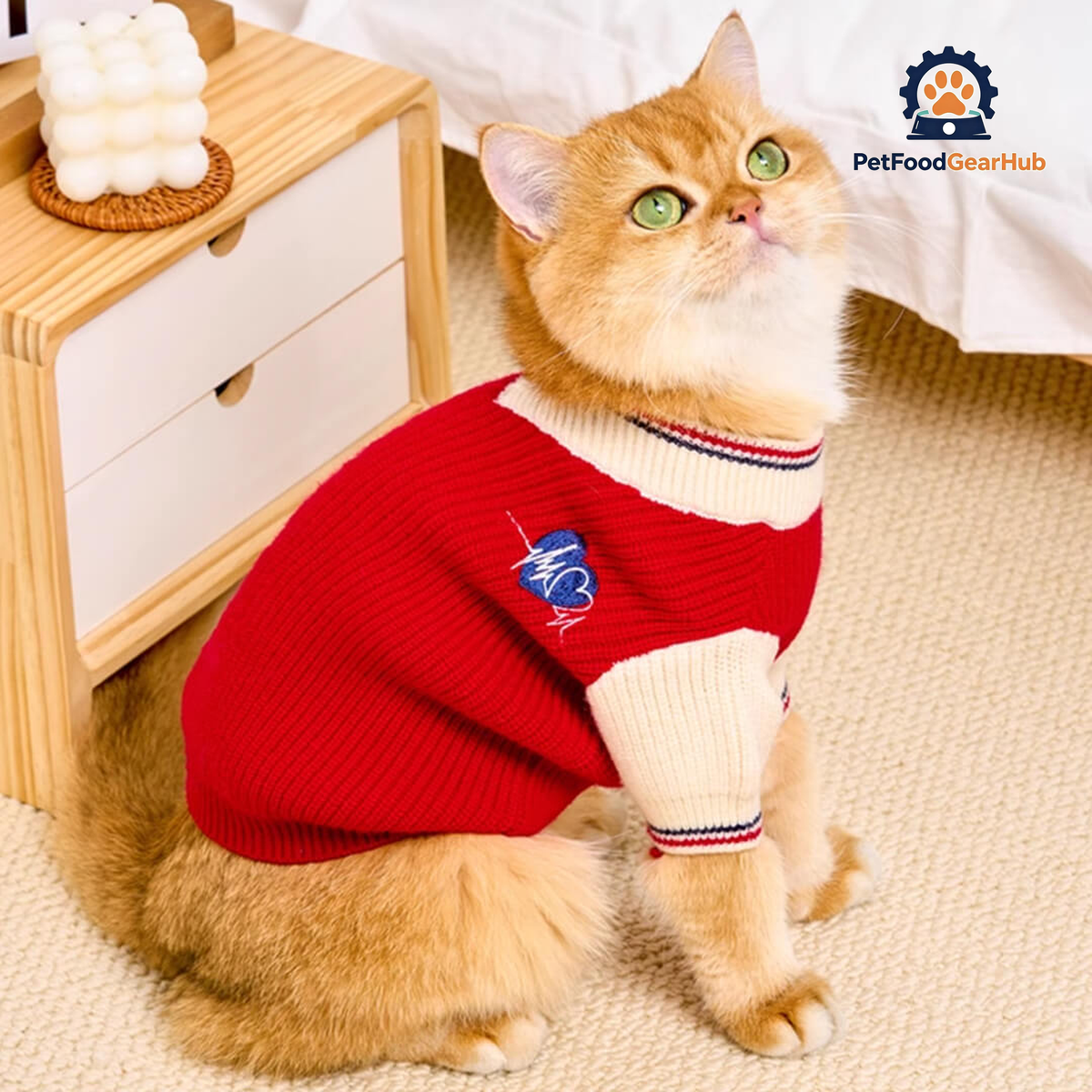 PetFoodGearHub Winston Cat Sweater product view 10