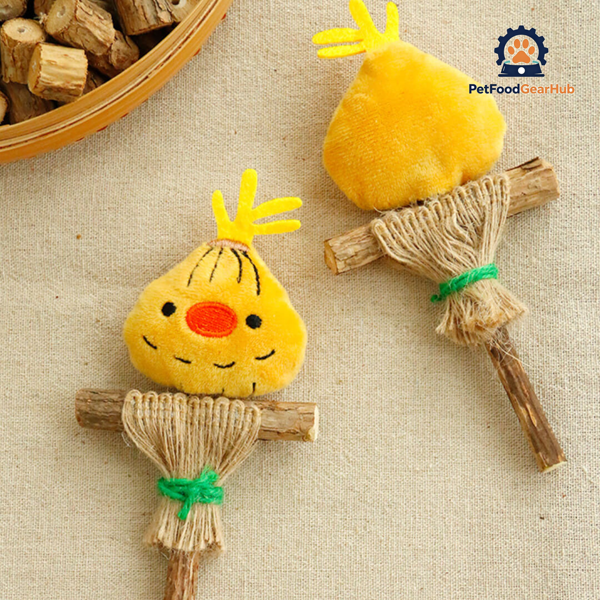 Scarecrow Cat Chew Toy | Cute Toys for Cats | PetFoodGearHub