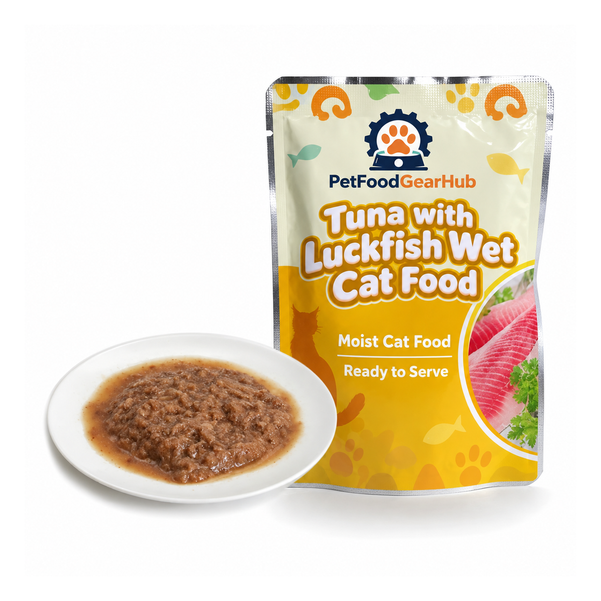 PFGH LSCW-10 US Tuna with Luckfish Canned Cat Food – Wholesale Cat Food product image by PetFoodGearHub