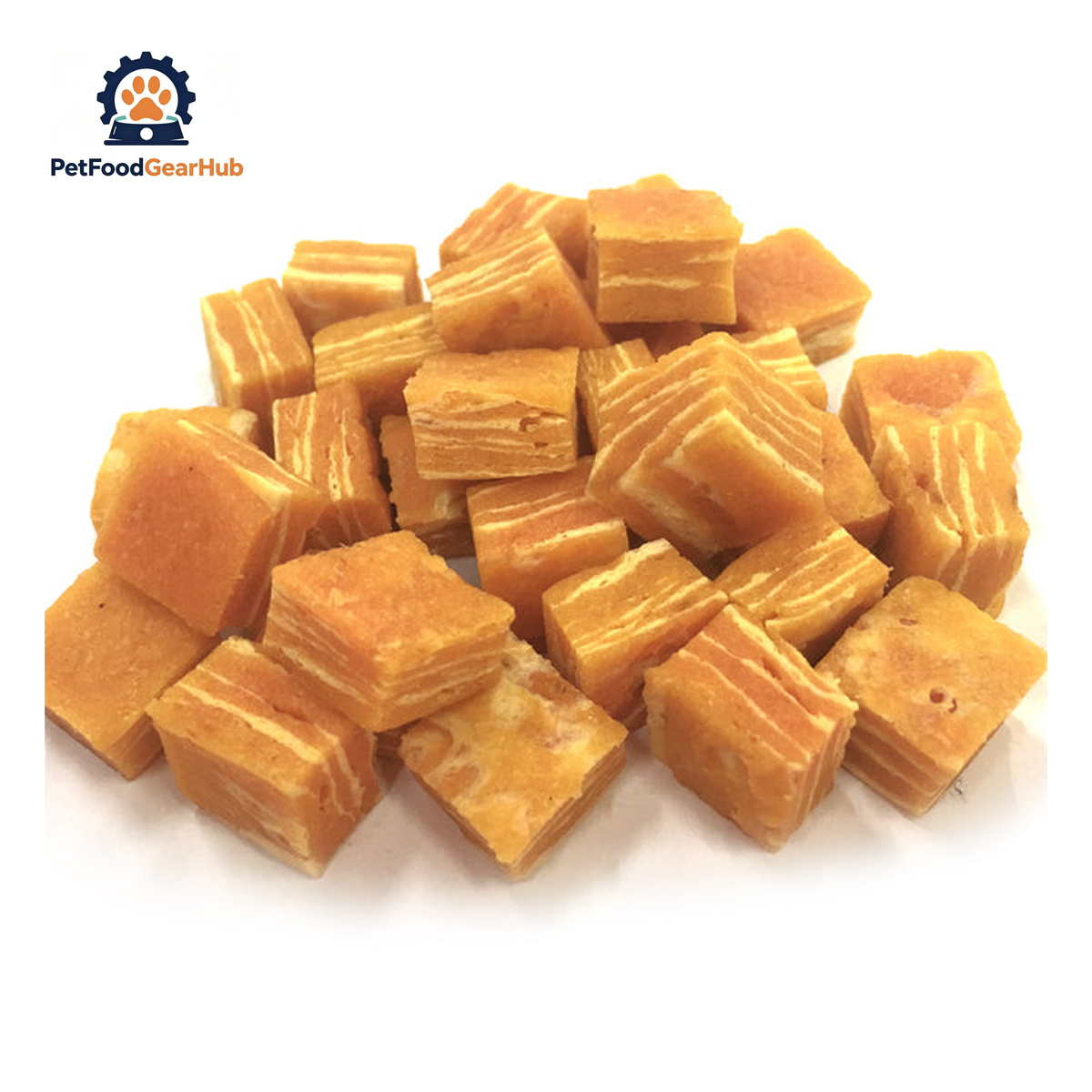 PFGH LSN-27 US Salmon with Cod Dice Dog Treats – Wholesale Dog Treats product image by PetFoodGearHub