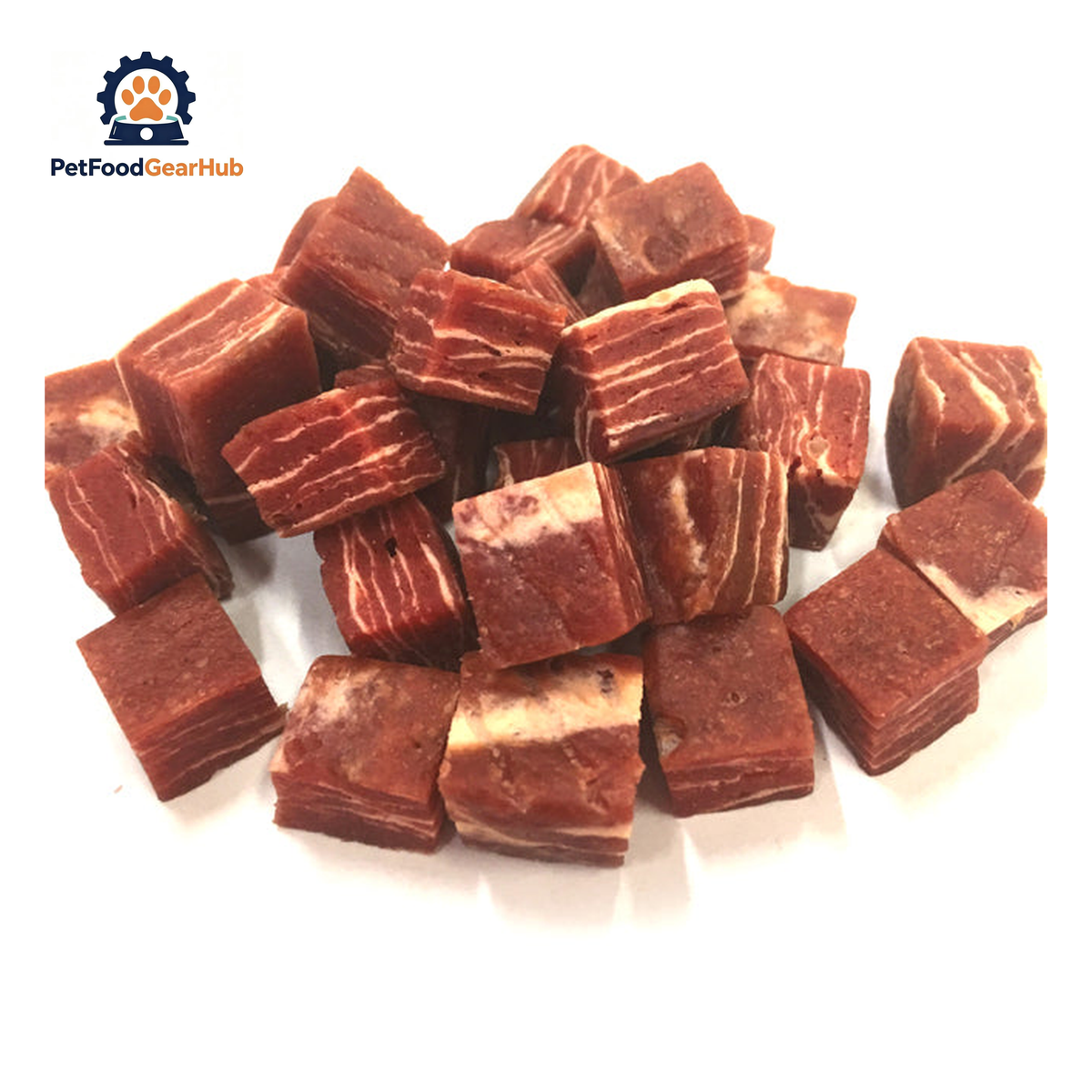 PFGH LSN-25 US Beef with Cod Dice Dog Treats – Wholesale Dog Treats product image by PetFoodGearHub