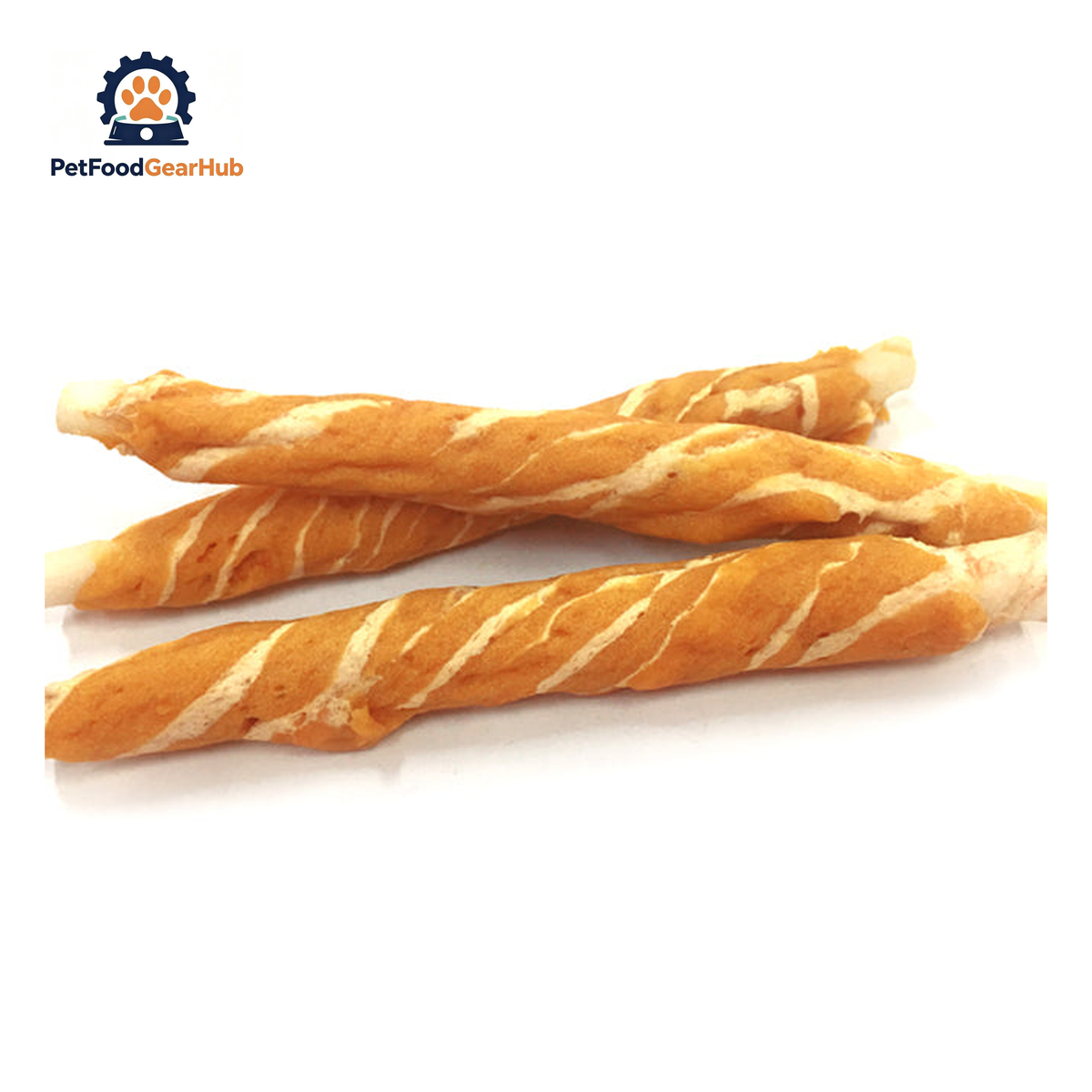 PFGH LSN-17 US Rawhide Stick Twined by Salmon and Cod Dog Chews – Wholesale Dog Treats product image by PetFoodGearHub
