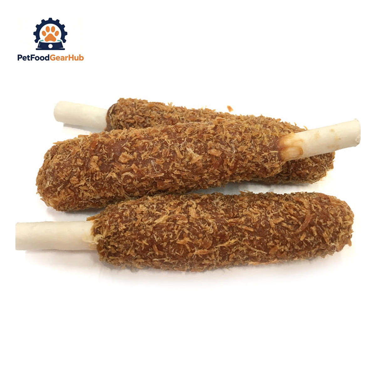 PFGH LSS-20 US Flossy Sausage with Beef and Rawhide Dog Chews – Wholesale Dog Treats product image by PetFoodGearHub
