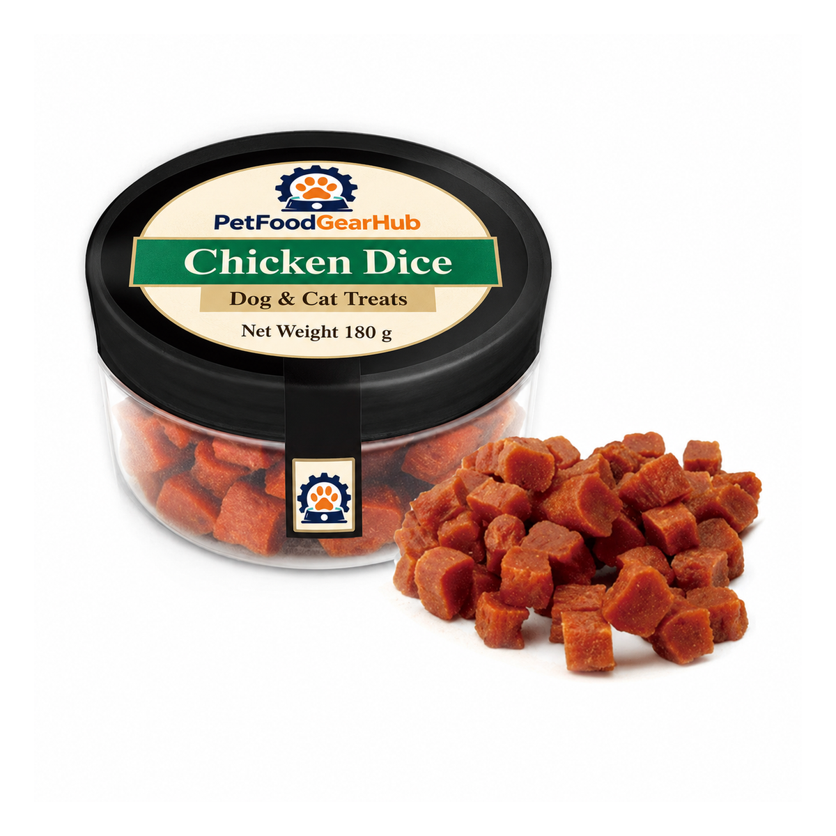 PFGH LSNP-01 US Chicken Dice Pet Food Wholesale – Dog & Cat Treats product image by PetFoodGearHub