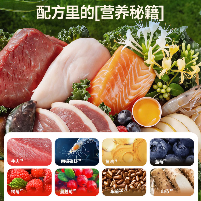力狼（LILANG）全价鲜肉狗粮 泰迪比熊金毛柯基大中小型犬通用型 【升级鲜鸭肉梨】全价成犬粮20Kg40斤