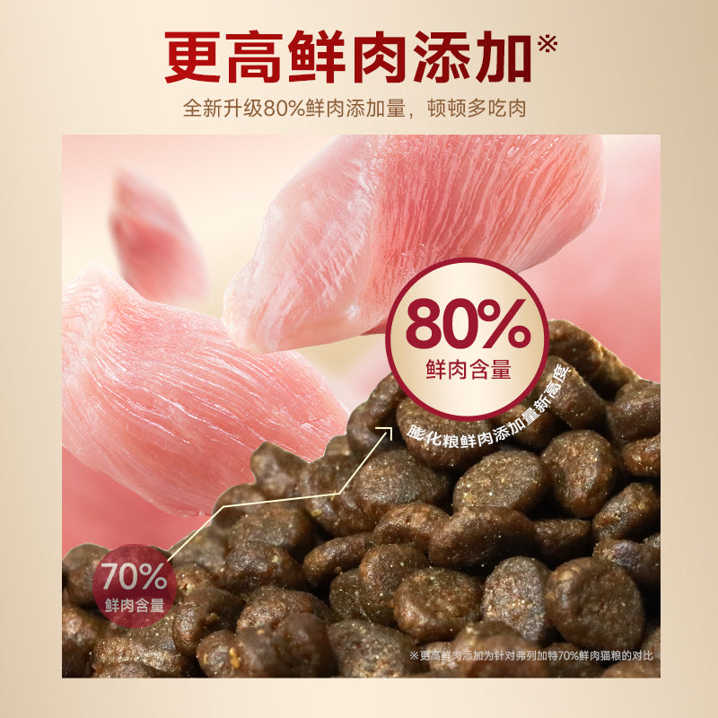 弗列加特猫粮 80%鲜肉含量 全价高肉天然粮 幼猫猫粮鲜鸡肉味2kg