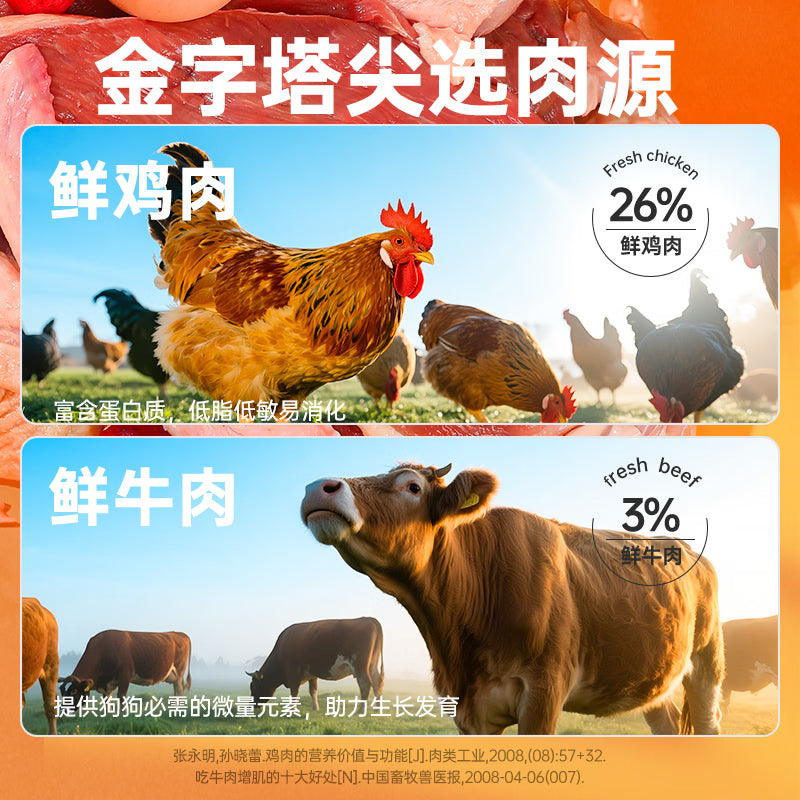 力狼（LILANG）狗粮 e族金毛拉布拉多比熊中大型通用型宠物主粮成犬粮20kg40斤