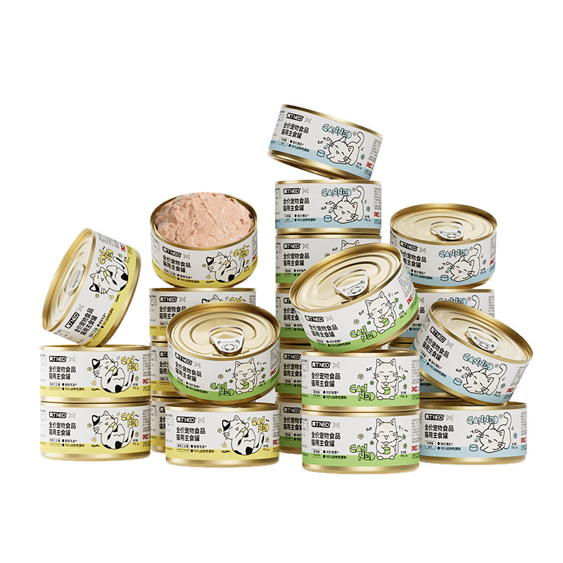 奥丁NEO全价成猫幼猫猫零食主食罐营养湿粮猫罐头混合口味85g*48罐