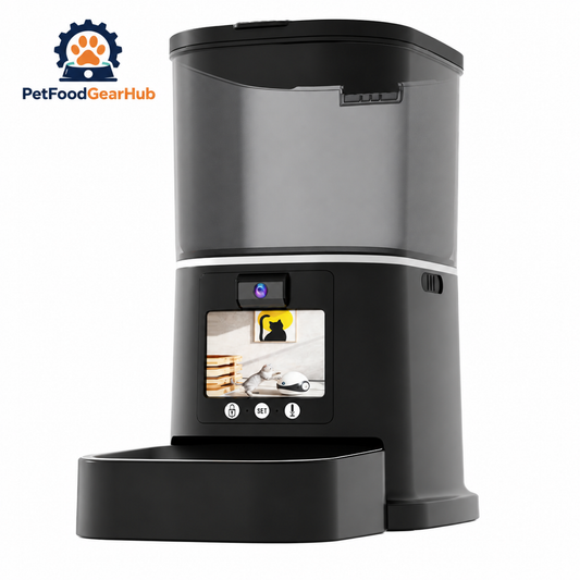PetFoodGearHub FX-01 4.5L Pet Feeder with Video Display - main product view