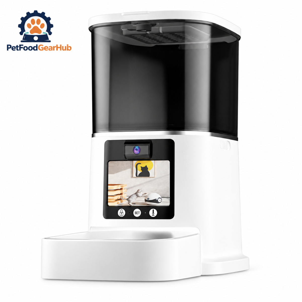 PetFoodGearHub FX-01 4.5L Pet Feeder with Video Display - product detail 1