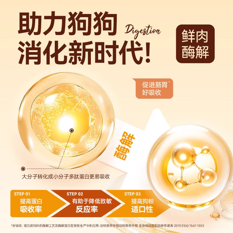 迪尤克（DIYOUKE） 狗粮宠物狗粮金毛拉布拉多柯基通用型天然粮 鲜肉配方全价犬粮2kg