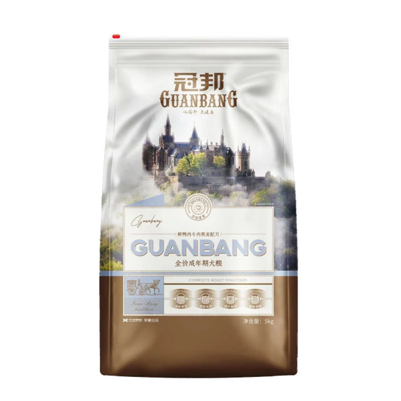 冠邦狗粮5kg10斤幼犬成犬通用型萨摩哈士奇牛肉鸭肉鸡肉配方犬粮 鸡肉牛肉羊乳幼犬粮5kg