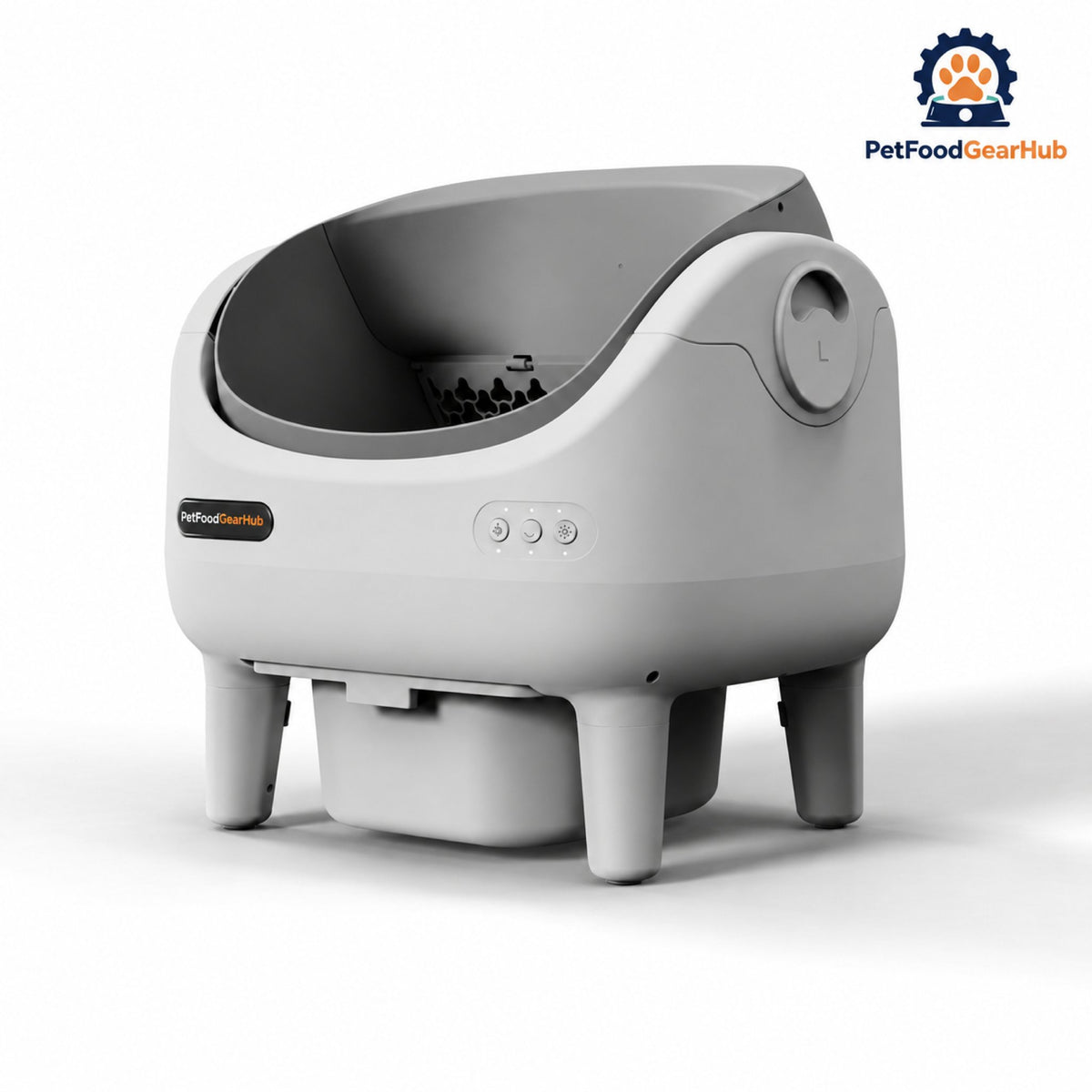 PetFoodGearHub V7 Open-Top Self-Cleaning Litter Box - Standard - product detail 1