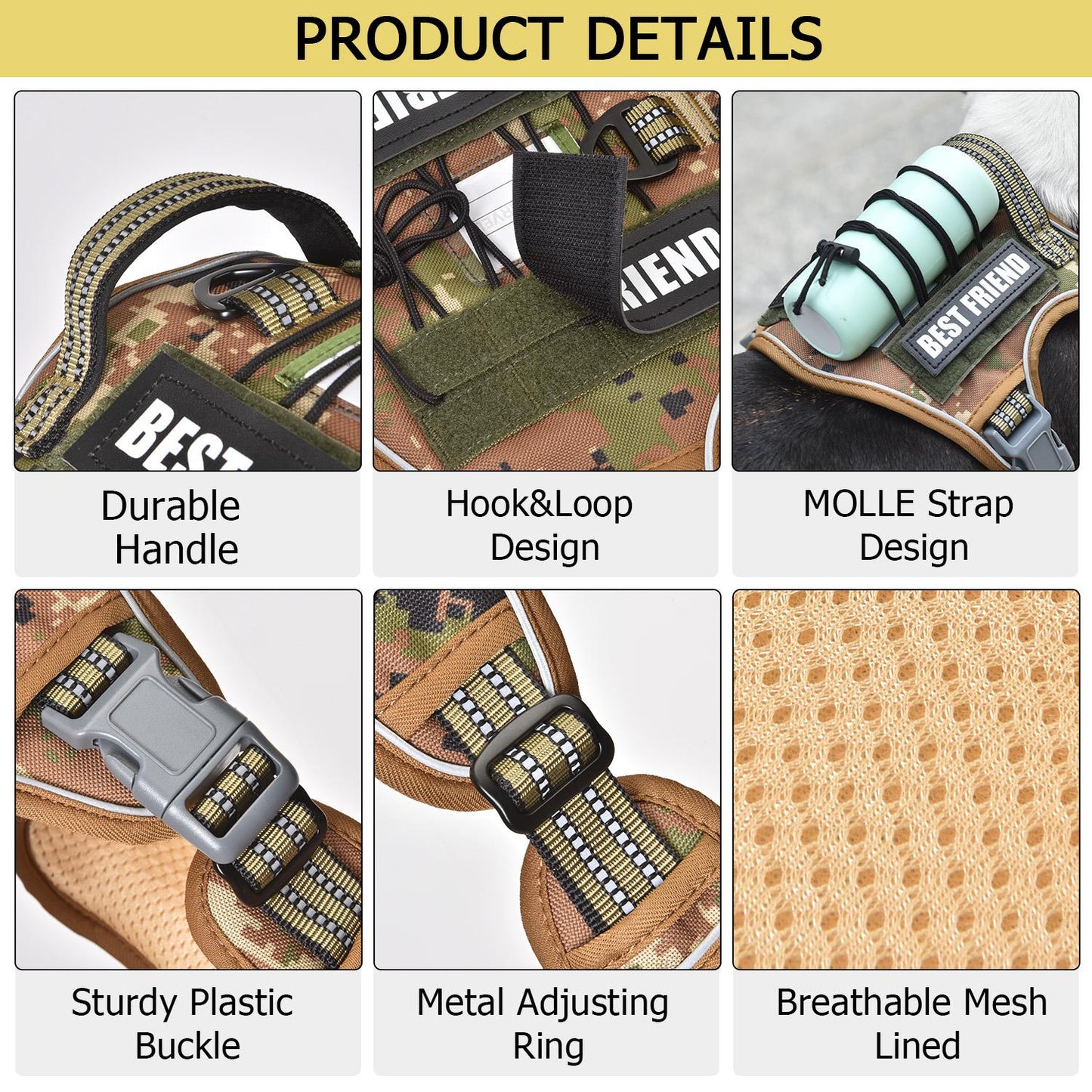 Classic No-Pull Tactical Dog Harness