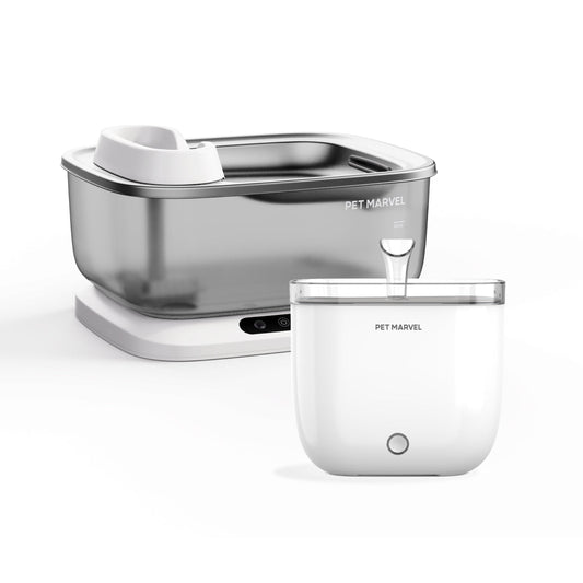 Cordless Dog Fountain & Faucet-Inspired Fountain Bundle
