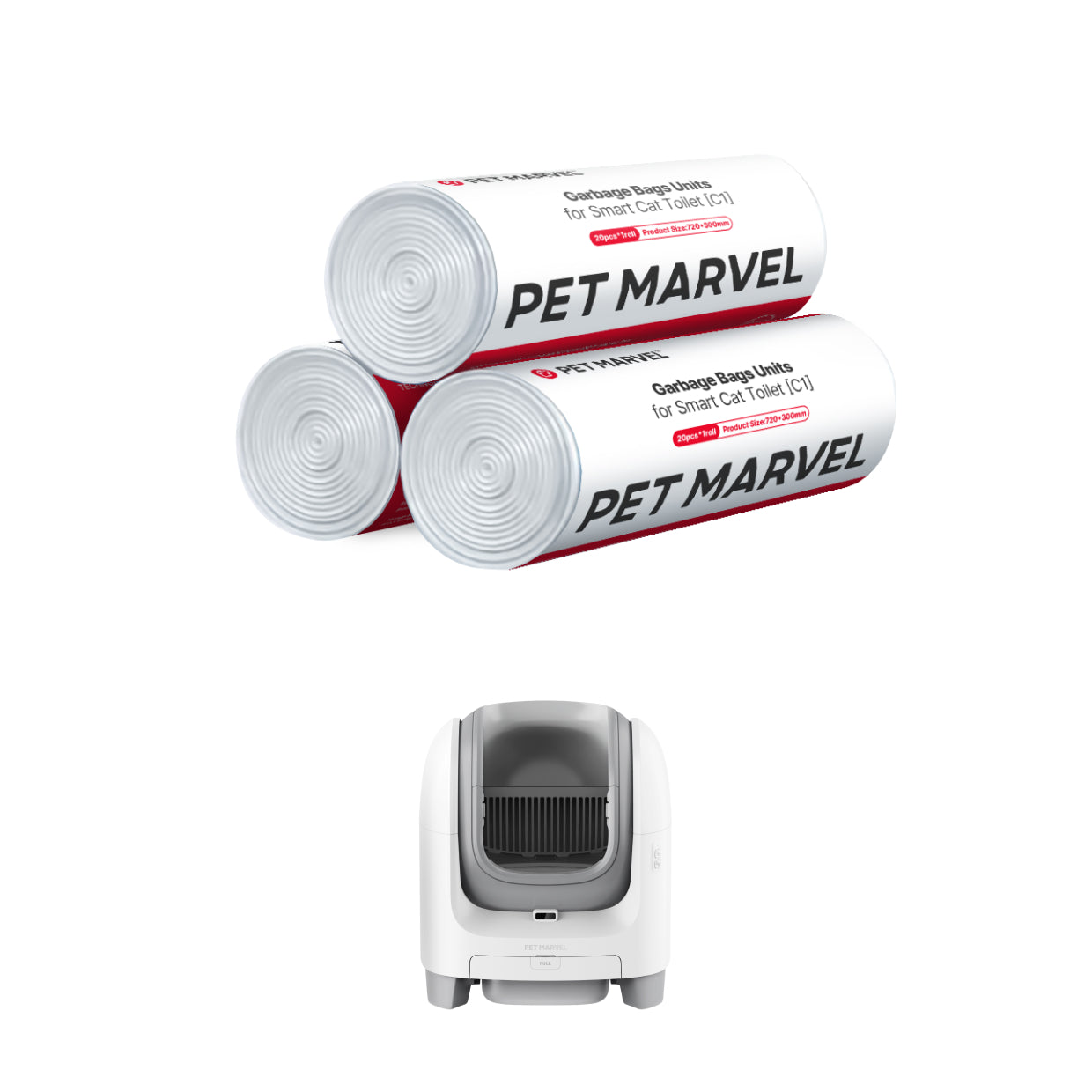PET MARVEL Smart Litter Box C1 Waste Bag