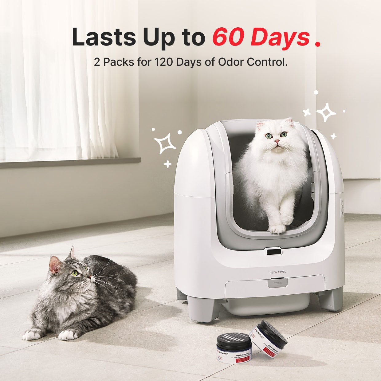 PET MARVEL Smart Litter Box C1 Odor Eliminator