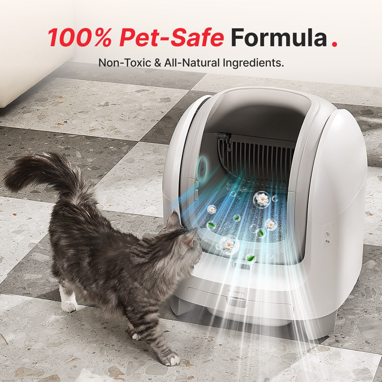 PET MARVEL Smart Litter Box C1 Odor Eliminator
