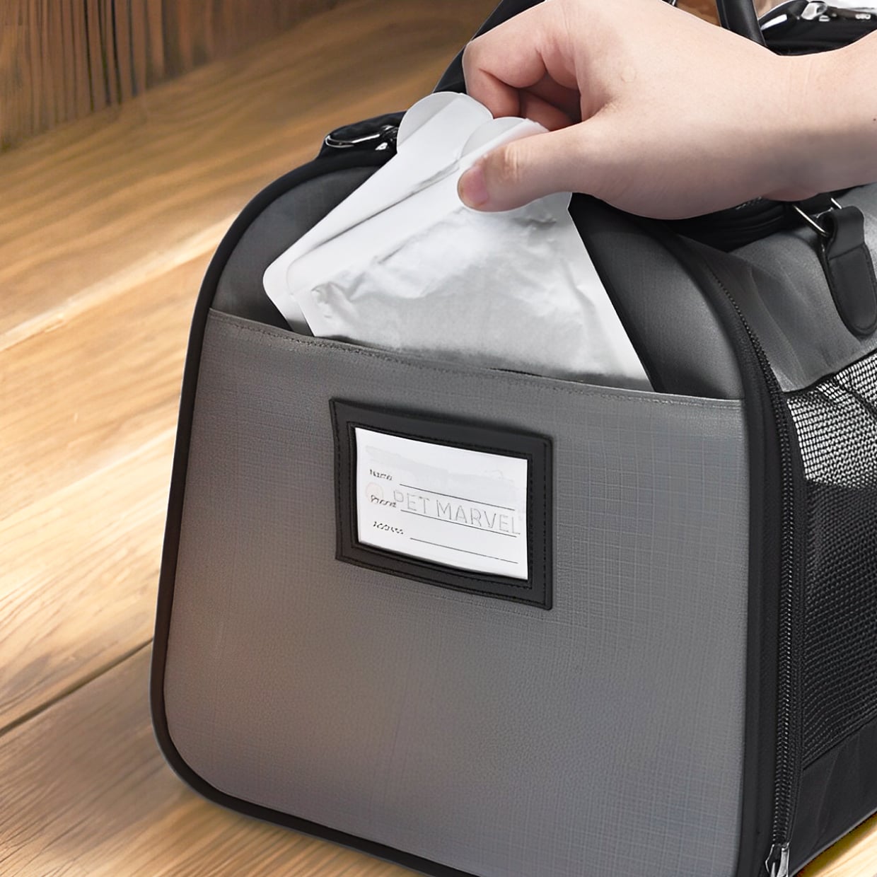 side storage bags available