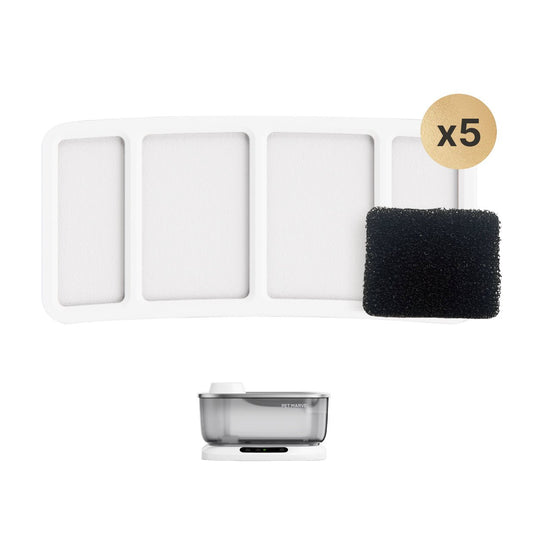 5 pcs filter with black sponge for fountain F2 V2