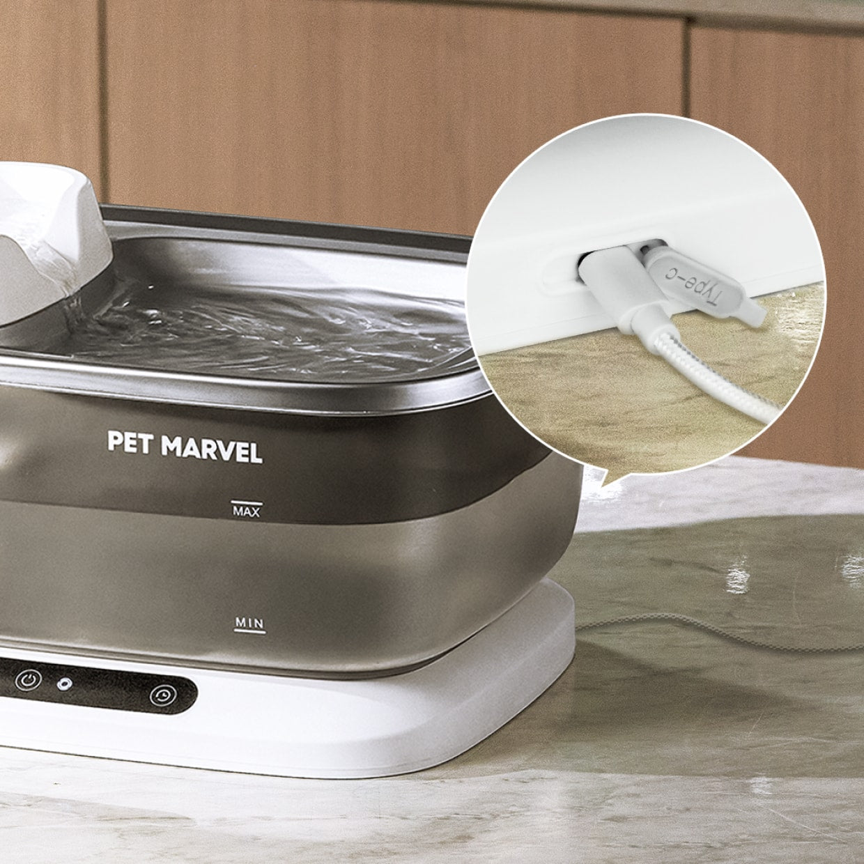 PET MARVEL Water Fountain F2V2 Power Kit