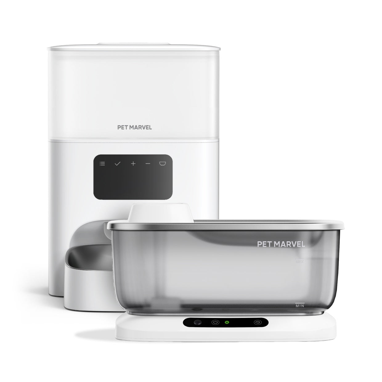 get a pet feeder M2 and dog water fountain F2 V2
